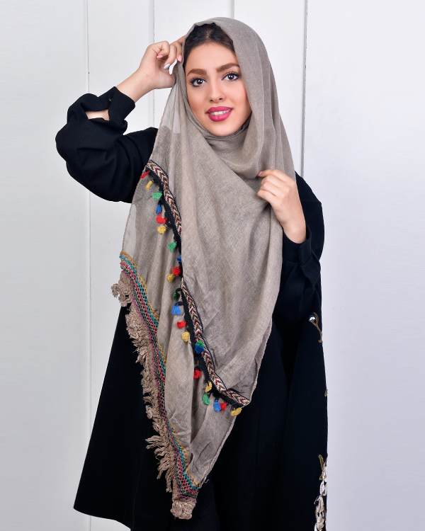 شال منگوله دار مدل 2950