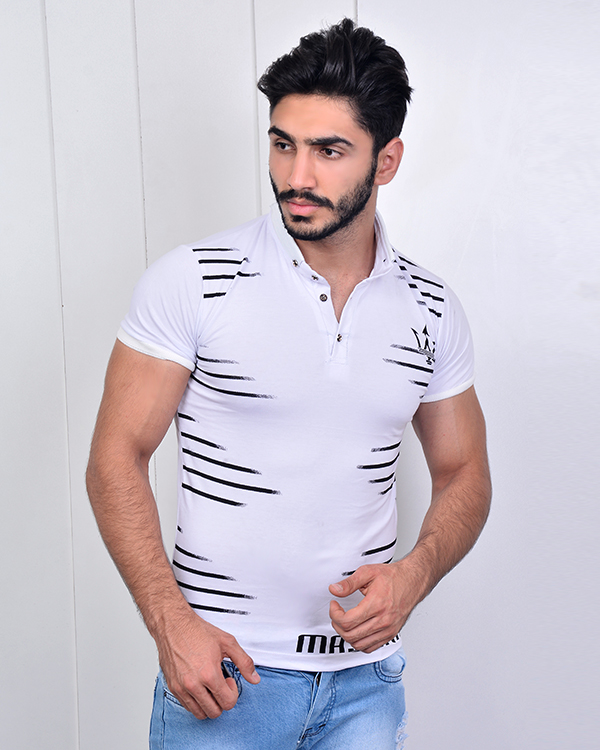 پولوشرت مردانه سه دکمه مدل 2866