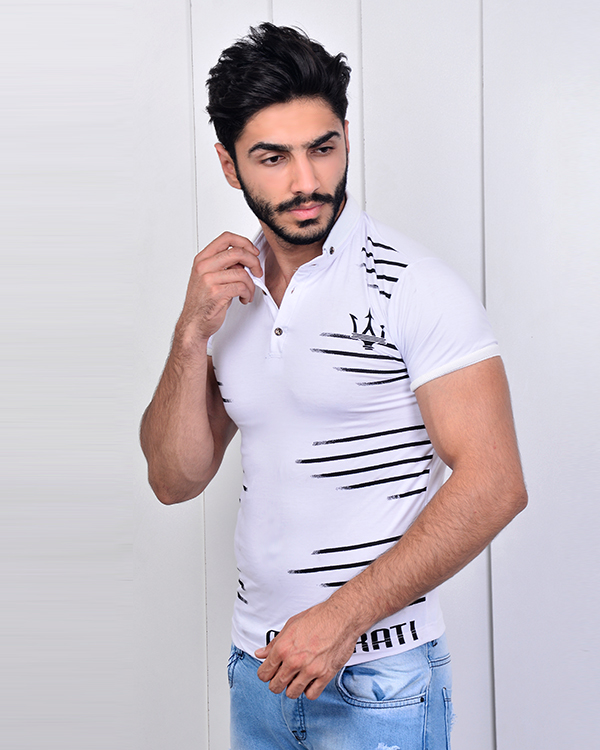 پولوشرت مردانه سه دکمه مدل 2866
