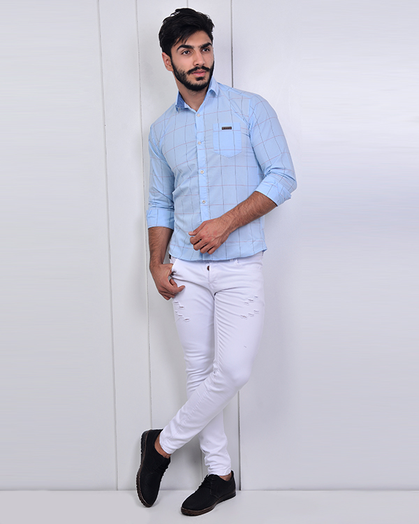 پیراهن مردانه چهارخانه مدل 2872