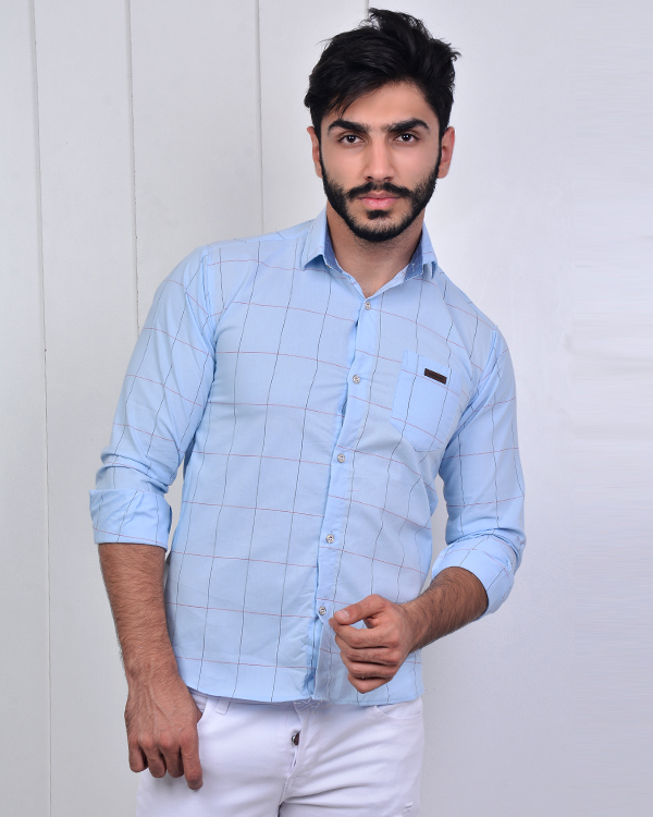 پیراهن مردانه چهارخانه مدل 2872