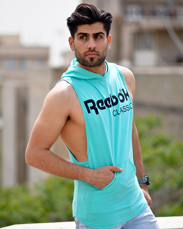 رکابی کلاهدار مردانه REEBOK مدل 9422