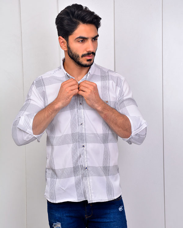 پیراهن مردانه راه راه مدل 2788