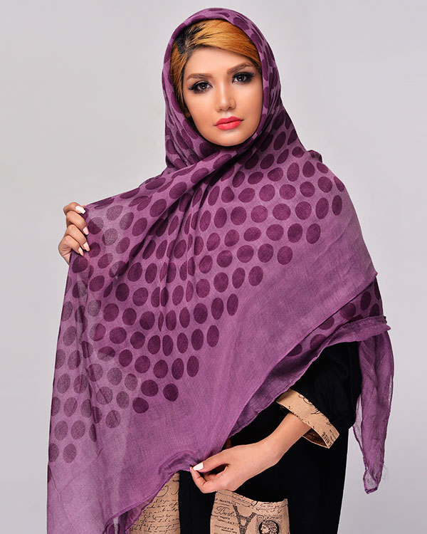 روسری نخی توپی مدل 2747
