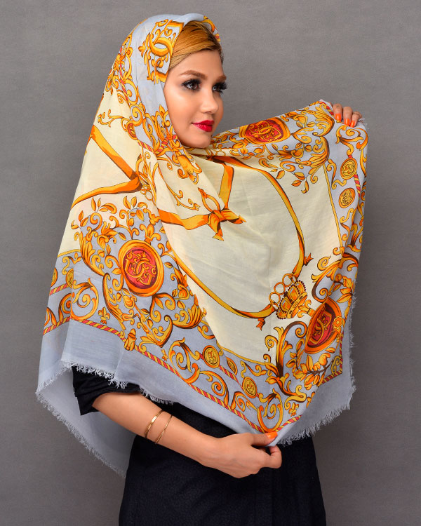 روسری نخی تاج مدل 2699