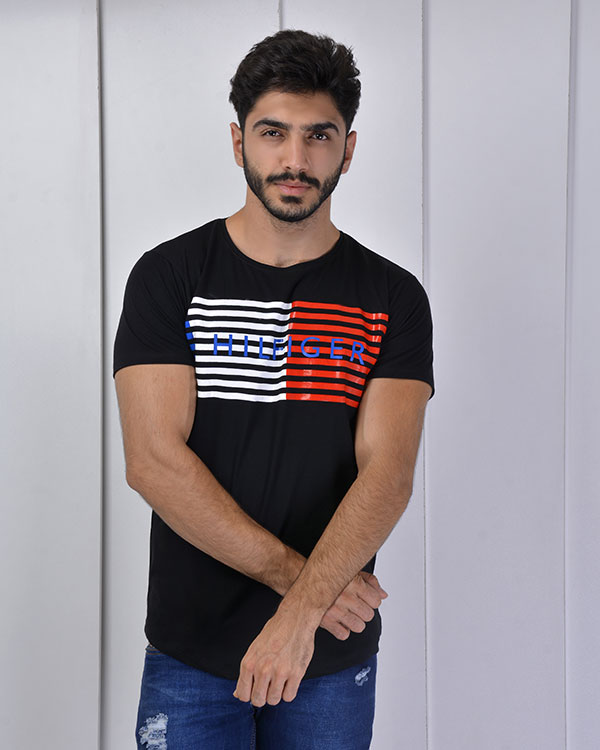 تی شرت مردانه یقه گرد مدل 2670