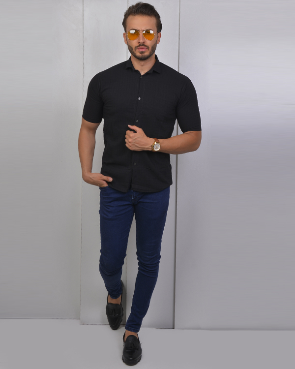 پیراهن چهارخانه مدل 2499