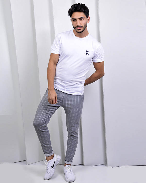 شلوار راه راه کشی مدل 2360