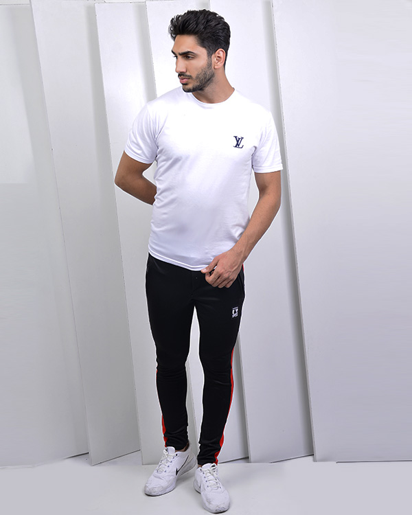 شلوار اسلش بغل قرمز مدل 2343
