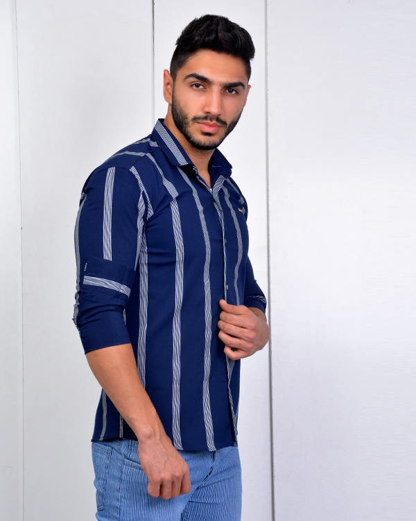 پیراهن مردانه کشی مدل 2211