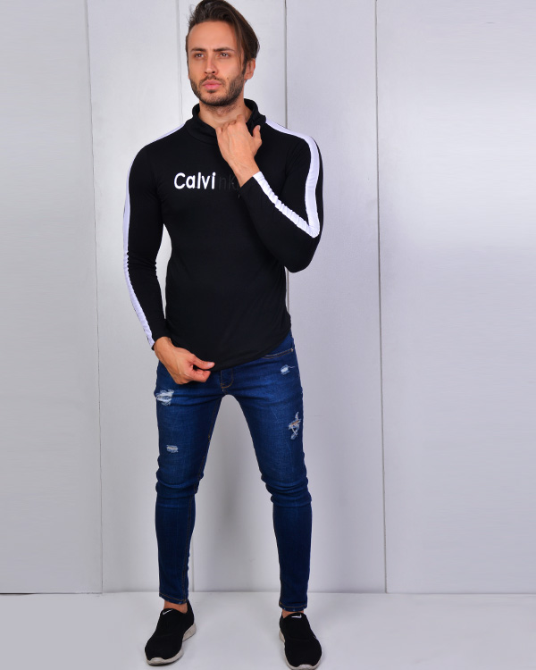 تی شرت یقه شالی CALVINKLEINمدل 2149