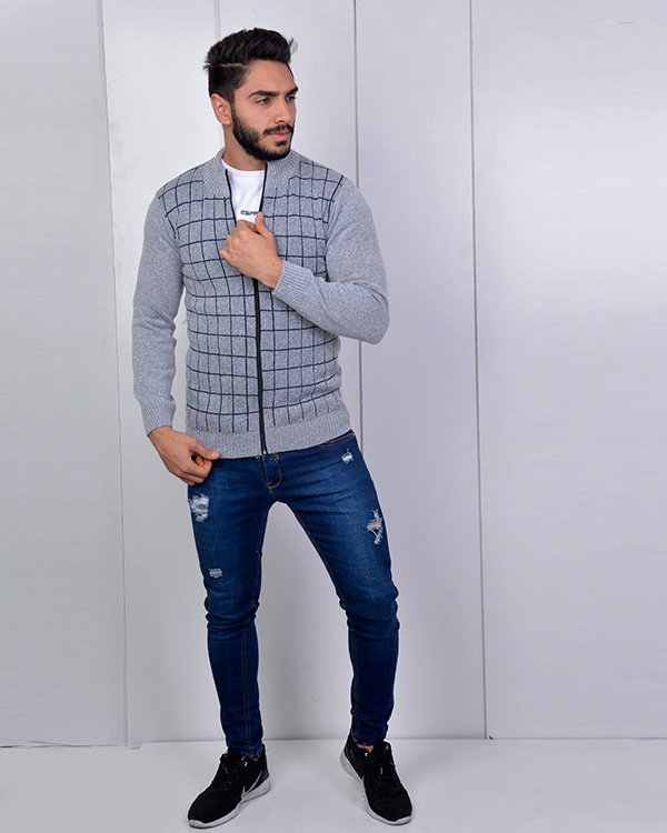 سوئیشرت بافت مردانه مدل 2091