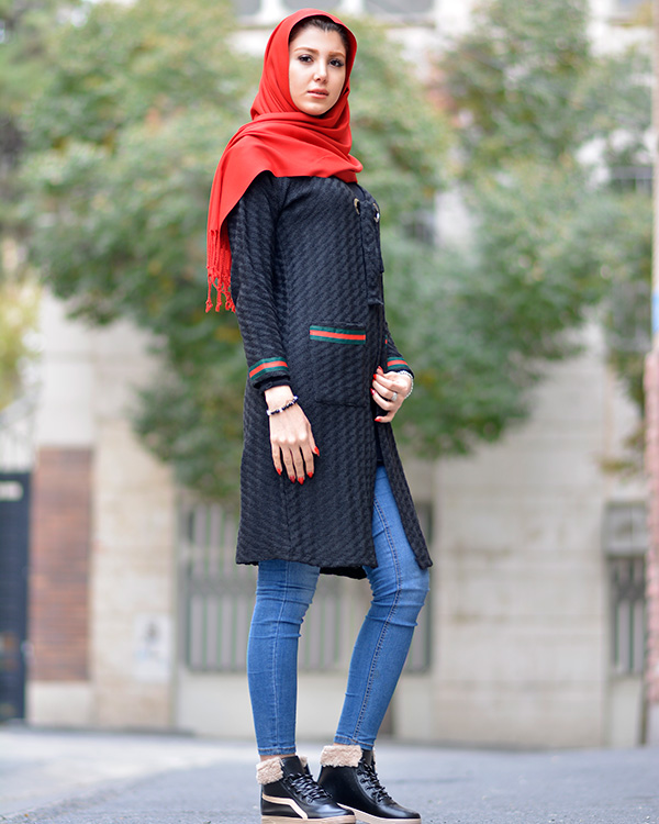 مانتو بافت پاییزه گوچی مدل 2015