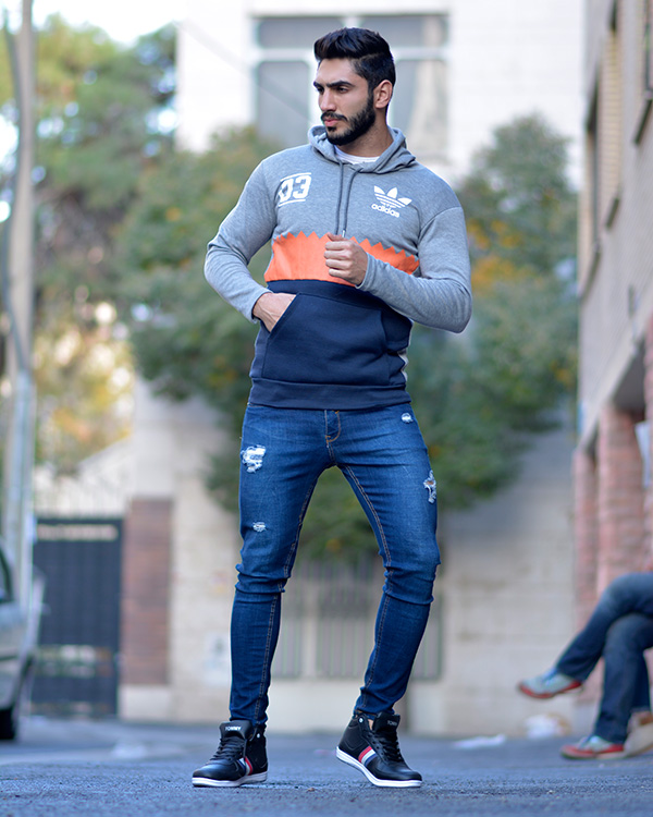 هودی مردانه آدیداس مدل 0852
