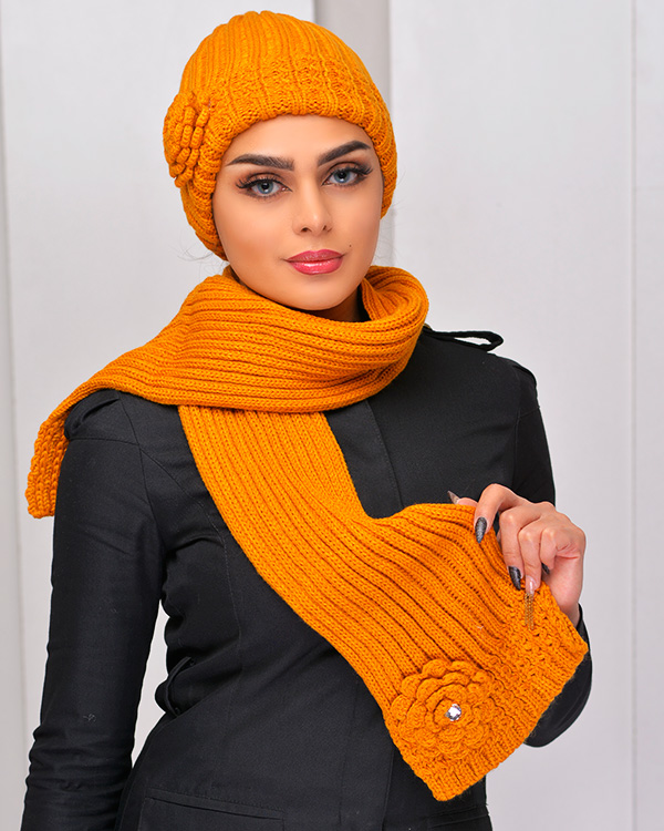 شال کلاه گلدار نگینی مدل 2012