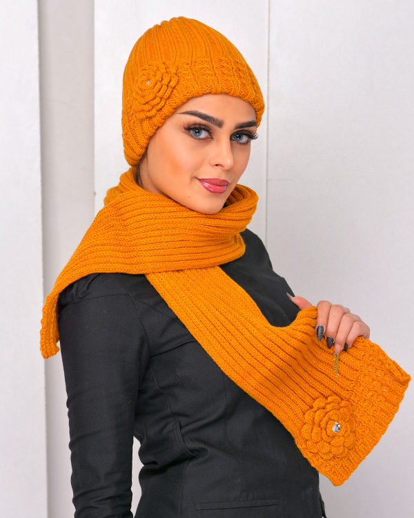 شال کلاه گلدار نگینی مدل 2012