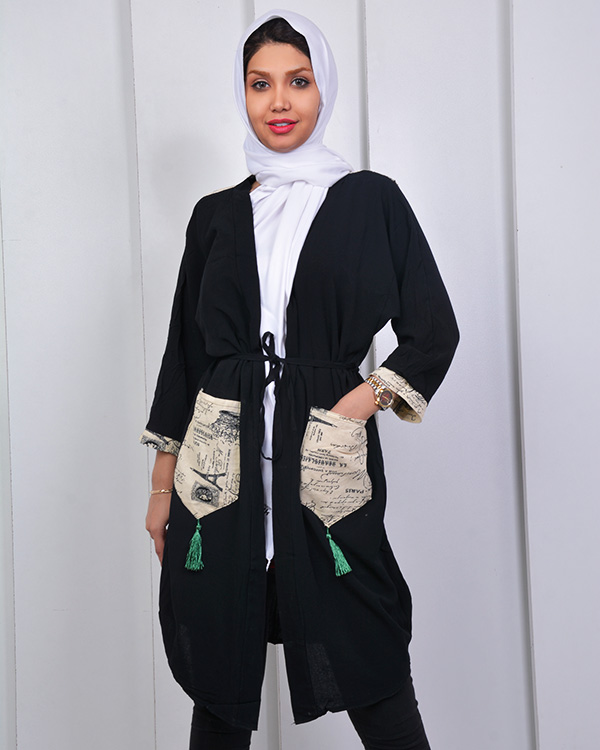 مانتو رنانه نخی مدل 2770