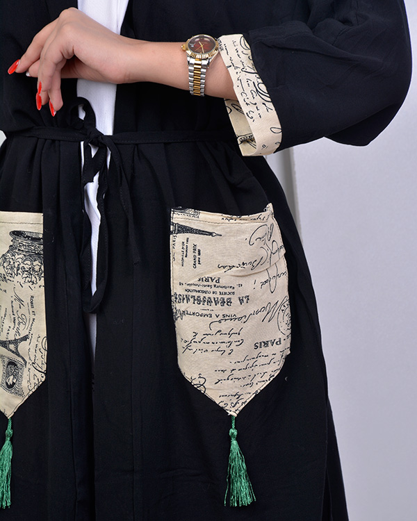 مانتو رنانه نخی مدل 2770