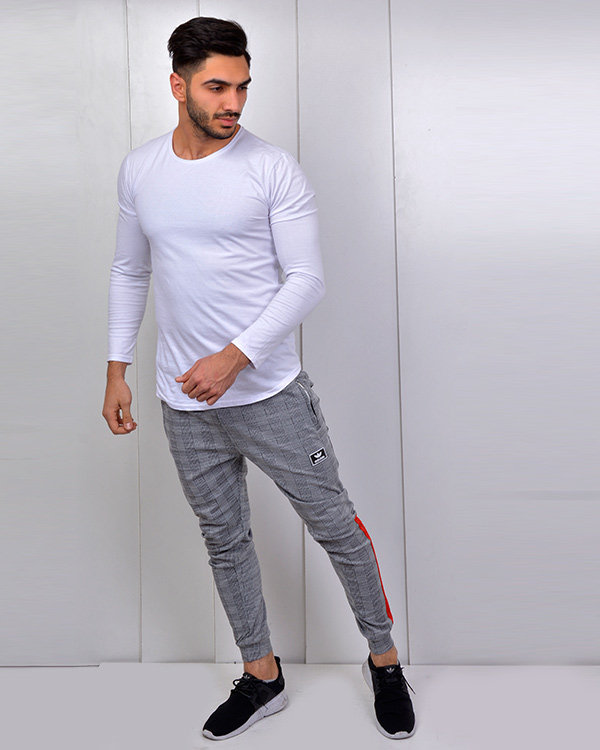 شلوار مردانه چهارخانه 3 خط مدل 1868