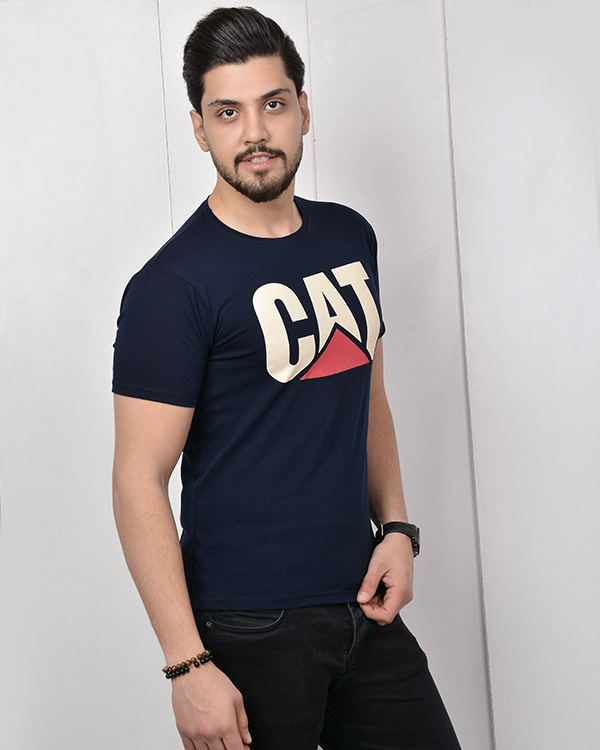 تی شرت یقه گرد CATمدل 1516