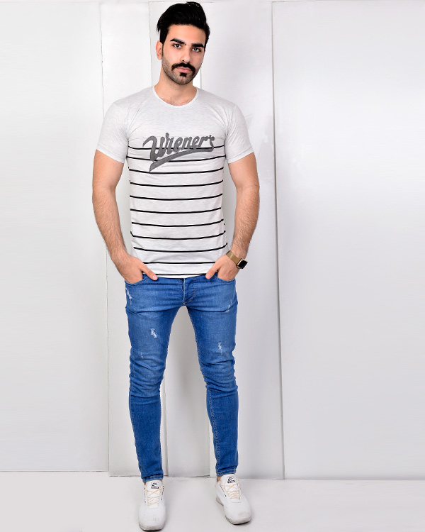 تی شرت یقه گرد مردانه مدل 1615