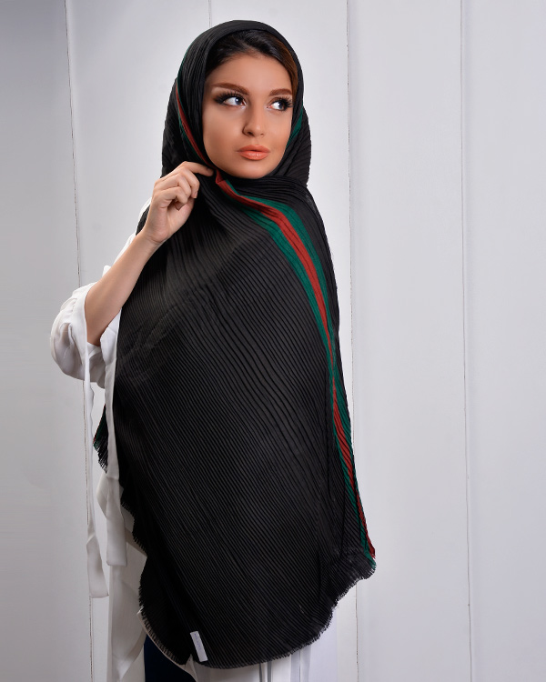 شال زنانه پلیسه مدل 1792