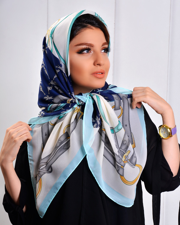 روسری حریردوردوز زنانه مدل 1785