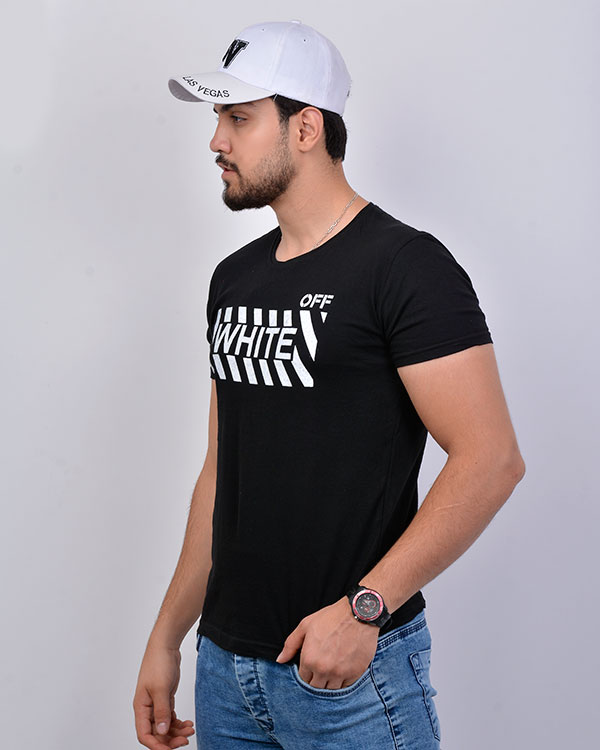 تی شرت مردانه یقه گرد Off White 1925