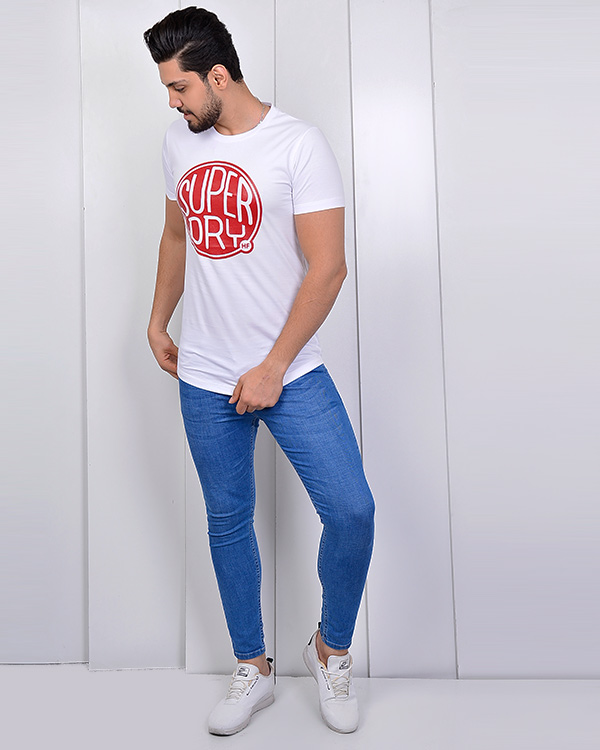 تی شرت یقه گرد مردانه سوپر داری مدل 5244