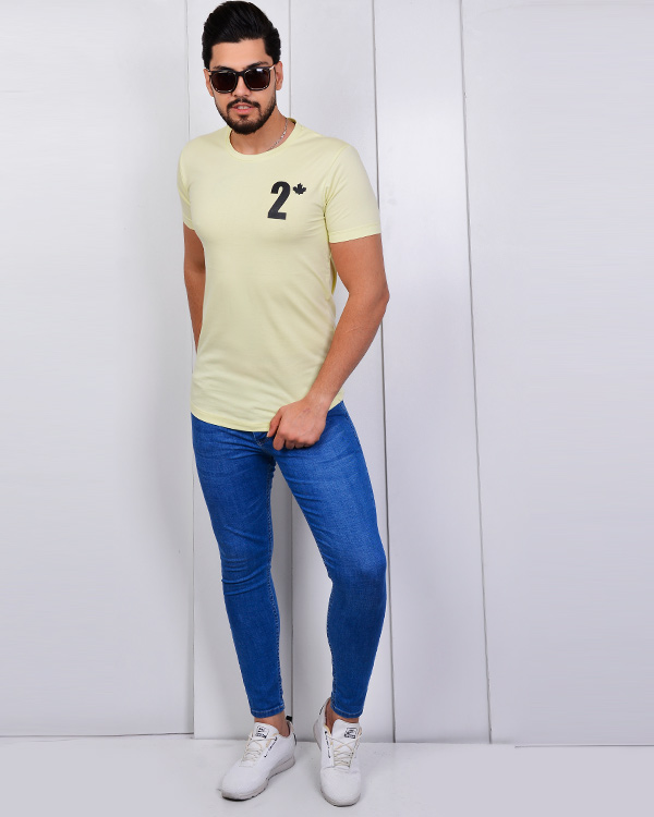 تی شرت مردانه یقه گرد دسکواردمدل 2596