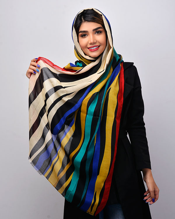شال آبرنگی دخترانه مدل 2116