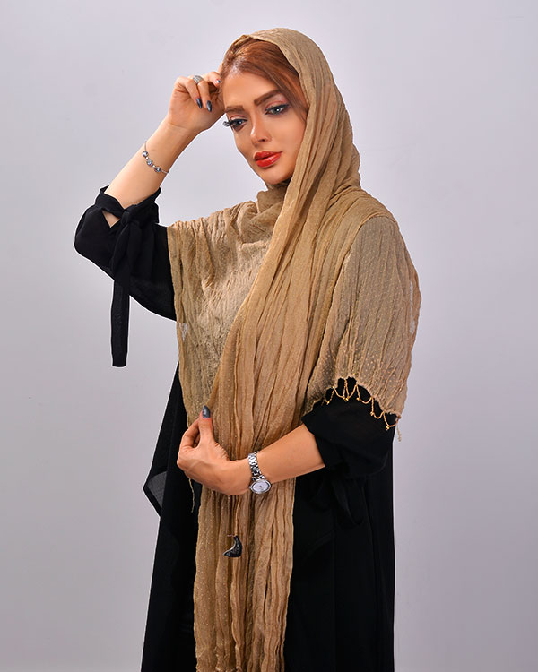 شال طلا کوب دخترانه مدل 2139