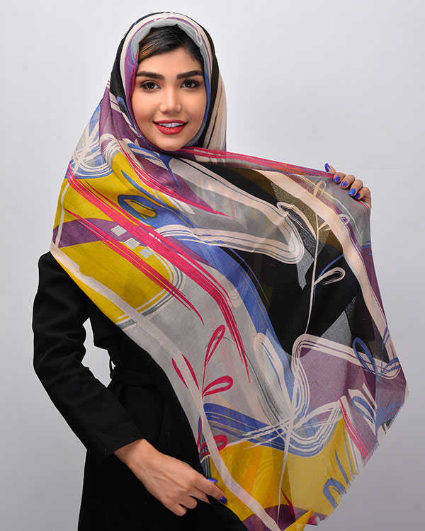 شال خطی دخترانه مدل 2122
