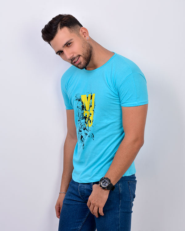 تی شرت مردانه طرح 23مدل 2327