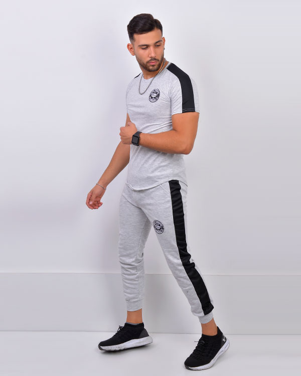 ست مردانه ورزشی طوسی مدل 2381