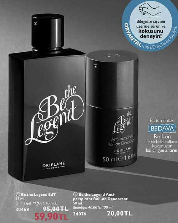 مام ضدتعریق عطری Be The Legend اوریفلیم