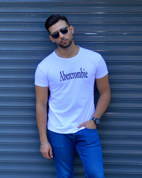 تی شرت مردانه abercrombie مدل 2429
