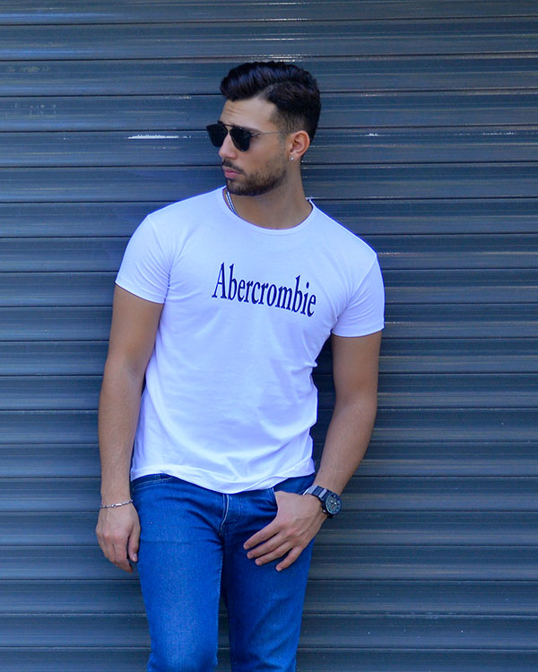 تی شرت مردانه abercrombie مدل 2429