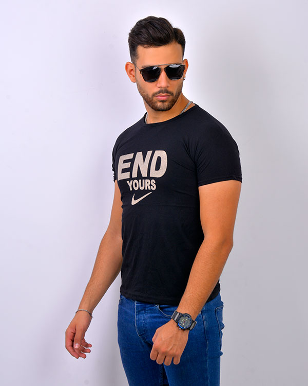 تی شرت مردانه طرح دار مدل 2427