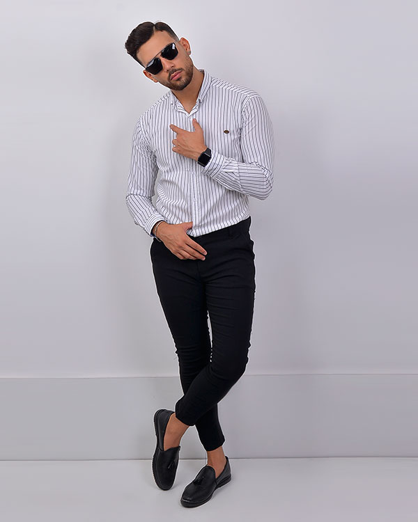 شلوار کتان کش ساده مدل 2415