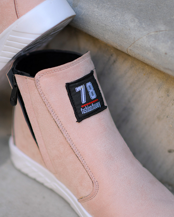 کفش نیم بوت دخترانه FASHION78مدل2679