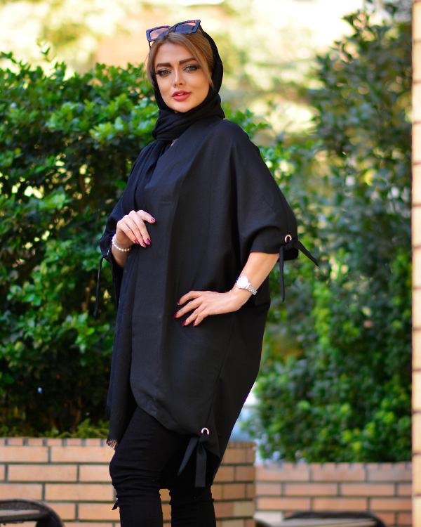 مانتو عبایی طرح تینا مدل 9256