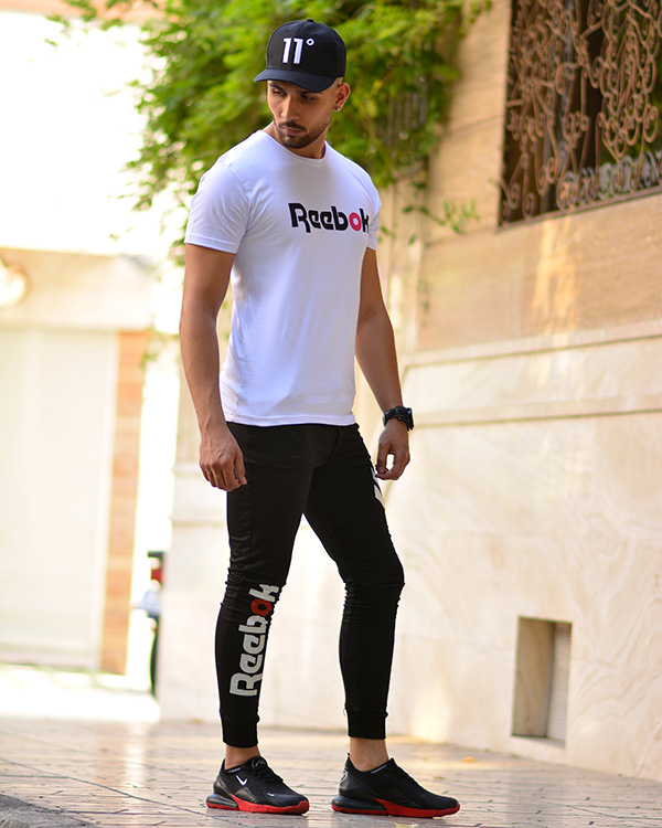 ست تیشرت و شلوار مردانه ریبوک مدل 0654