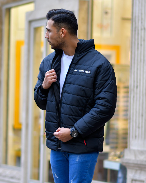 کاپشن مردانه شمعی alexander wang مدل2718
