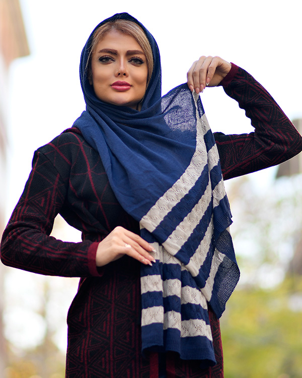 شال بافت دخترانه مدل 2924