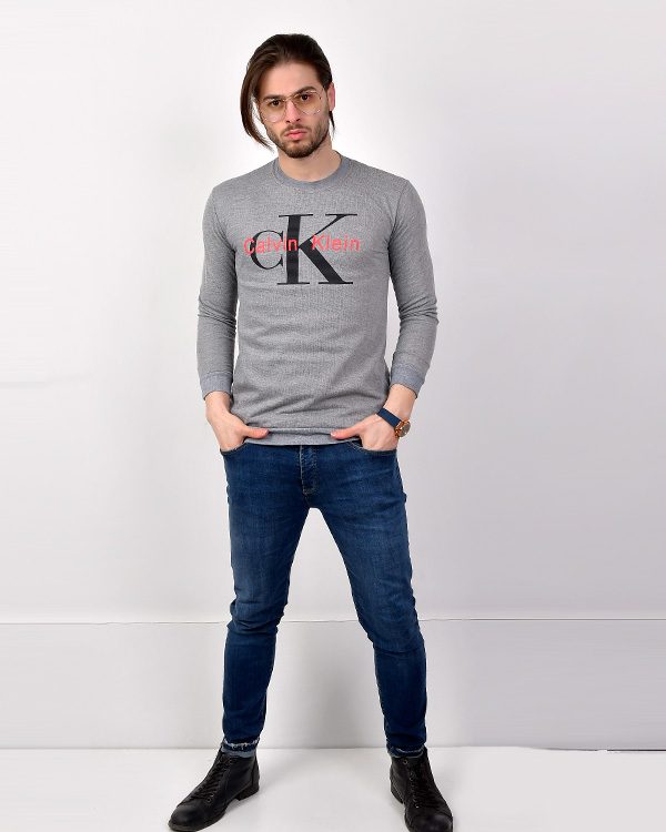 تی شرت پاییزه مردانه ck مدل 0025