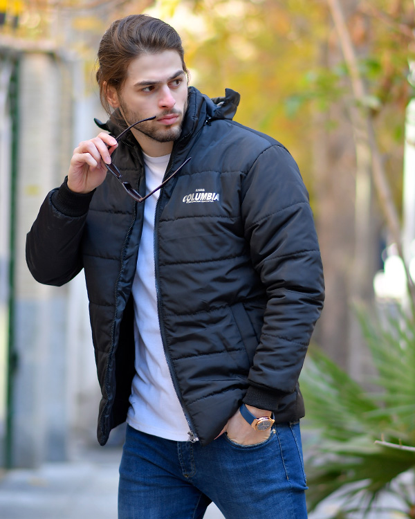 کاپشن مردانه شمعی columbia مدل 0028