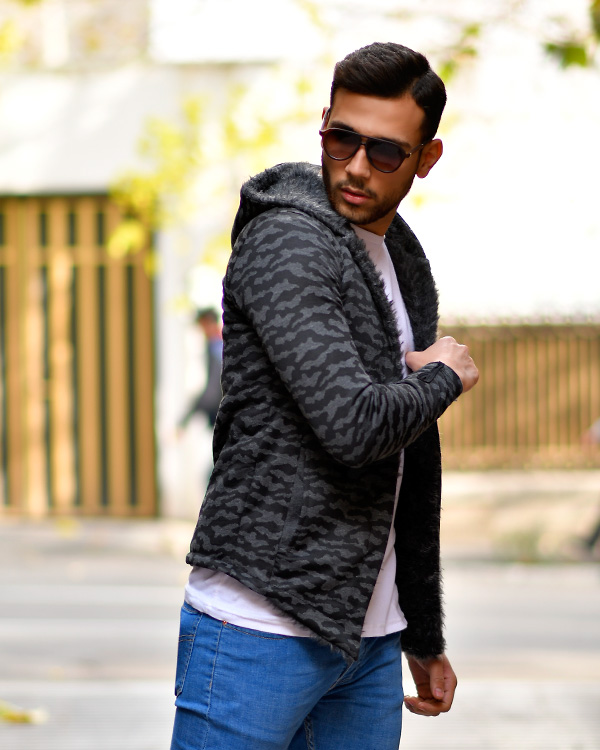 هودی مردانه ارتشی 11+ مدل 0071