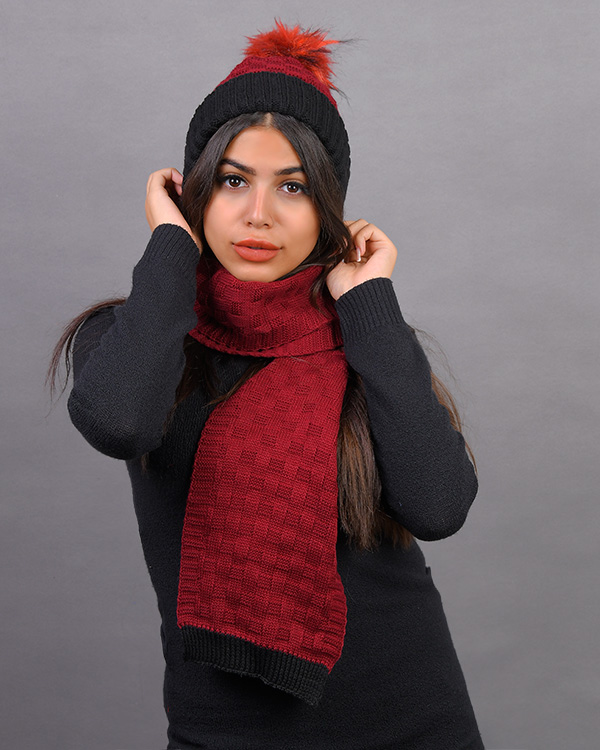 ست شال کلاه دخترانه AYLINمدل 5487