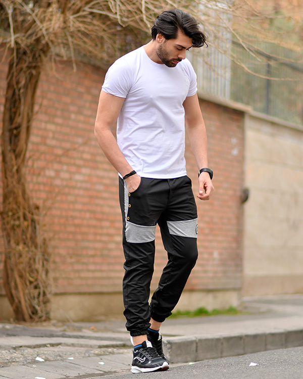 شلوار اسلش مردانه دو رنگ مدل 3090